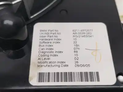 Peça sobressalente para automóvel em segunda mão quadrante por mini mini (r50,r53) cooper referências oem iam 62116972077  