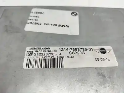 Автозапчасти б/у блок управления двигателем за mini mini (r50,r53) cooper ссылки oem iam 1214755373501  s122237005a