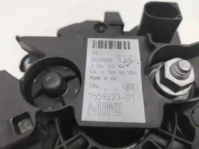 Автозапчастина б/у генератор для mini mini (r50,r53) cooper посилання на oem iam 755922301 bosch 110a 0124325158