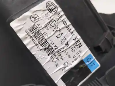 Piesă de schimb auto la mâna a doua far stânga pentru mercedes-benz clase e (w211) berlina e 270 cdi (211.016) referințe oem iam a2118201361kz a2118201361 xenon 