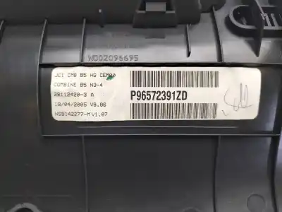 Peça sobressalente para automóvel em segunda mão quadrante por citroen c4 coupe vtr plus referências oem iam p96572391zd  