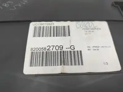 Peça sobressalente para automóvel em segunda mão quadrante por renault clio iii exception referências oem iam 8200582709g  