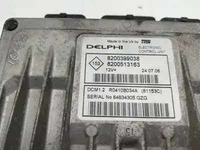 Second-hand car spare part ecu engine control for renault clio iii exception oem iam references 8200399038  8200513163