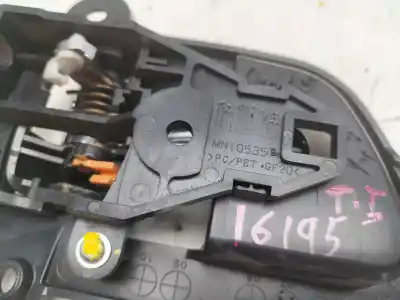 Second-hand car spare part interior left rear handle for mitsubishi outlander (cw0) 2.0 di-d intense oem iam references mn105359  