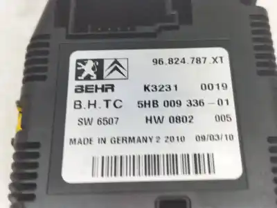 Second-hand car spare part climate control for citroen c6 exclusive oem iam references 96824787xt  