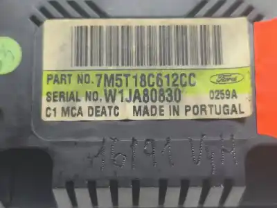 Second-hand car spare part climate control for ford focus lim. (cb4) trend oem iam references 7m5t18c612cc  