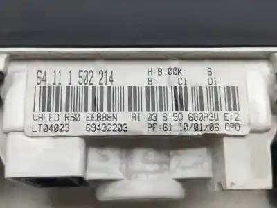 Автозапчасти б/у отопление / кондиционирование воздуха за mini mini (r50,r53) one d ссылки oem iam 64111502214  69432203