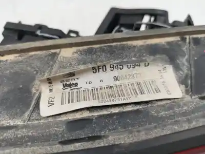 Second-hand car spare part right tailgate door light for seat leon (5f1) i-tech oem iam references 5f0945094d  