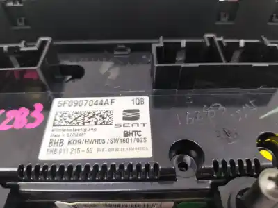 Second-hand car spare part climate control for seat leon (5f1) i-tech oem iam references 5f0907044af  