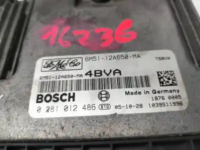 Second-hand car spare part ecu engine control for ford focus lim. (cb4) trend oem iam references 6m5112a650ma  