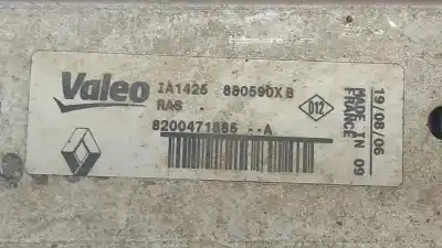 Peça sobressalente para automóvel em segunda mão intercooler por renault clio iii confort dynamique referências oem iam 8200471885a  