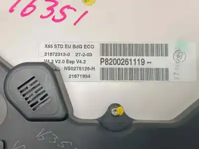 Автозапчастина б/у панель інструментів для renault clio ii fase ii (b/cb0) authentique посилання на oem iam p8200261119 216723130 p8200261119