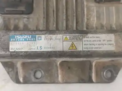 Second-hand car spare part ecu engine control for opel combo familiar oem iam references 8973509487 97380948 8973509487