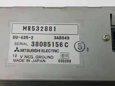 Автозапчастина б/у багатофункційний дисплей для mitsubishi montero (v60/v70) 3.2 di-d gls посилання на oem iam mr532881 38085156c mr532881
