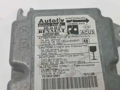 Автозапчасти б/у блок управления подушками безопасности за renault kangoo (f/kc0) authentique ссылки oem iam 8200381654  8200381654