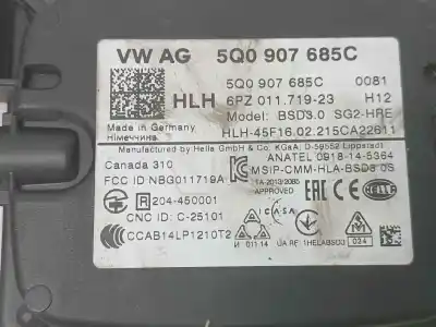 Автозапчастина б/у електронний модуль для seat arona xcellence edition посилання на oem iam 5q0907685c 6pz01171923 5q0907685c