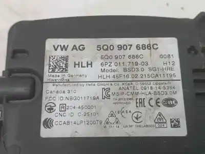 Автозапчастина б/у електронний модуль для seat arona xcellence edition посилання на oem iam 5q0907686c  5q0907686c