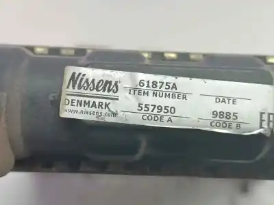 Автозапчасти б/у водяной радиатор за citroen jumpy 1.9 d furg. (776kg) ссылки oem iam 61875a 557950 61875a