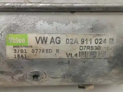 Автозапчасти б/у двигатель запускается за audi a3 (8l) 1.9 tdi ссылки oem iam vwag02a911024b d7rs30 vwag02a911024b