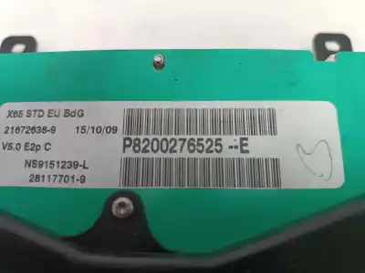 Автозапчасти б/у приборная доска за renault clio ii fase ii (b/cb0) campus ссылки oem iam 8200276525  8200276525