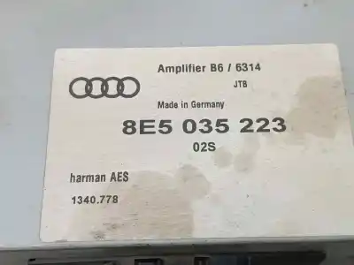 Second-hand car spare part electronic module for audi a4 berlina (8e) 1.9 tdi oem iam references 8e5035223 1340778 8e5035223