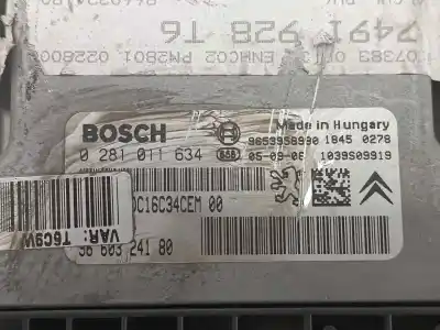 Автозапчасти б/у блок управления двигателем за peugeot 307 break/sw (s2) sw ссылки oem iam 9660324180 0281011634 9660324180