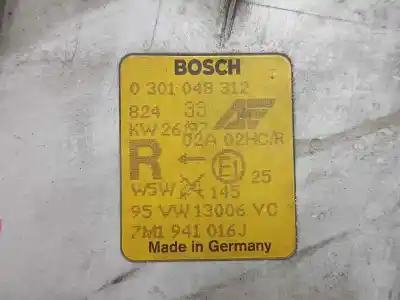 Second-hand car spare part right headlight for ford galaxy (vx) clx oem iam references 0301042312 235255 0301042312