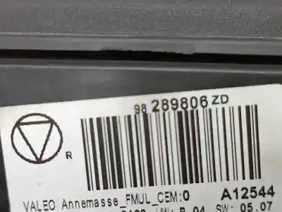 Second-hand car spare part multifunction display for citroen c4 cactus feel oem iam references   