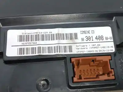 Peça sobressalente para automóvel em segunda mão quadrante por citroen c4 cactus feel referências oem iam   