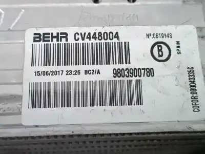 Peça sobressalente para automóvel em segunda mão intercooler por citroen c4 cactus feel referências oem iam 9803900780  