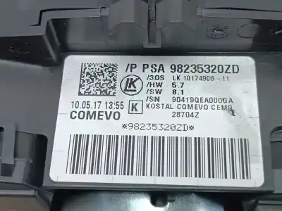 Second-hand car spare part indicator switch for citroen c4 cactus feel oem iam references 98235320  