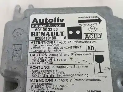 Автозапчастина б/у блок управління подушками безпеки для renault kangoo (f/kc0) express campus посилання на oem iam 8200410188a  8200410188a Автозапчастина б/у блок управління подушками безпеки для renault kangoo (f/kc0) express campus посилання на oem iam 8200410188a  8200410188a