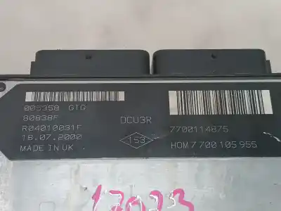 Pezzo di ricambio per auto di seconda mano centralina motore per renault clio ii fase i (b/cbo) 1.9 d alize riferimenti oem iam 7700105955  7700105955