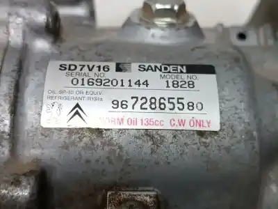 Gebrauchtes Autoersatzteil klimakompressor zum peugeot partner (s2) combi plus oem-iam-referenzen 9672865580  9672865580