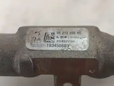 Peça sobressalente para automóvel em segunda mão régua / rampa de injetores por citroen c4 cactus feel referências oem iam 9821399680  9821399680