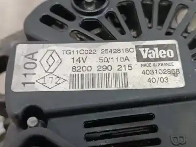 Peça sobressalente para automóvel em segunda mão alternador por renault scenic ii authentique referências oem iam 8200290215  8200290215