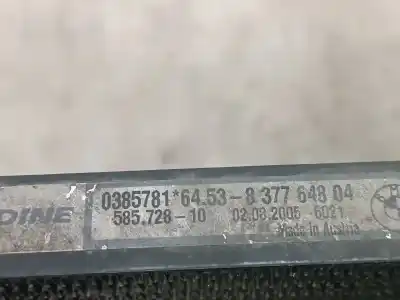 Second-hand car spare part air conditioning condenser / radiator for bmw x3 (e83) 2.0d oem iam references 0385781  0385781