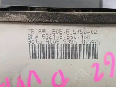 Peça sobressalente para automóvel em segunda mão farolim traseiro direito por bmw x3 (e83) 2.0d referências oem iam 63216990168  63216990168
