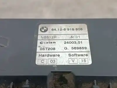 Peça sobressalente para automóvel em segunda mão válvula de controle do calefactor de agua por bmw x3 (e83) 2.0d referências oem iam 64126918806  64126918806