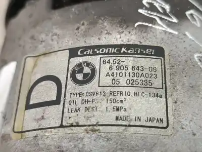 Second-hand car spare part air conditioning compressor for bmw x3 (e83) 2.0d oem iam references 690564308  690564308