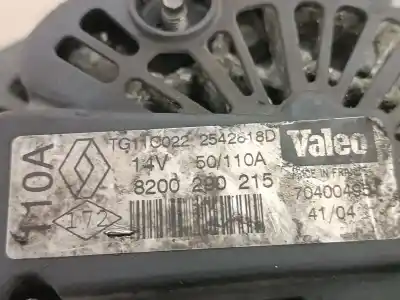 Peça sobressalente para automóvel em segunda mão alternador por renault scenic ii authentique referências oem iam 8200290215  8200290215