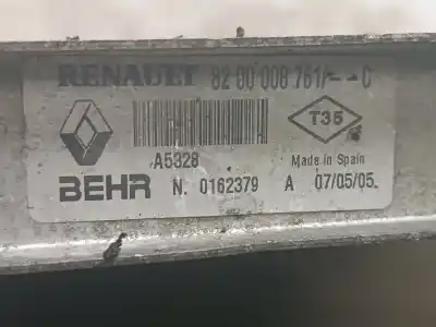 Pezzo di ricambio per auto di seconda mano intercooler per renault laguna ii (bg0) authentique riferimenti oem iam 8200008761  8200008761