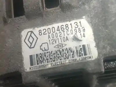 Second-hand car spare part alternator for renault kangoo furgón compact comfort oem iam references 8200468131  8200468131