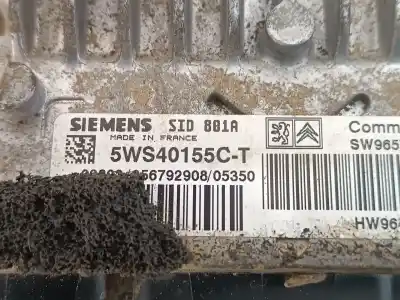 Gebrauchtes Autoersatzteil ecu-motorsteuergerät uce motorsteuergerät zum peugeot partner (s2) 2.0 hdi cat oem-iam-referenzen 5ws40155  5ws40155