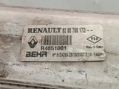 Pièce détachée automobile d'occasion intercooler / échangeur d'air pour renault megane ii berlina 5p 1.6 16v références oem iam 8200700172  8200700172