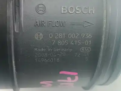 Second-hand car spare part flowmeter for bmw x3 (e83) 2.0 16v cat oem iam references 0281002936  0281002936