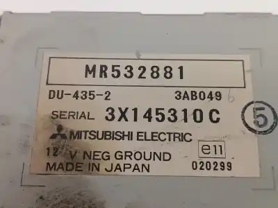 Pièce détachée automobile d'occasion écran multifonctions pour mitsubishi montero (v60/v70) 10 références oem iam mr532881  mr532881