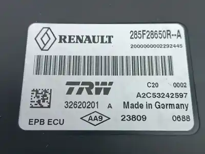 Peça sobressalente para automóvel em segunda mão centralina do travão de mão de estacionamento por renault scenic ii dynamique referências oem iam 285f28650  285f28650