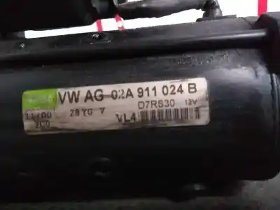 Peça sobressalente para automóvel em segunda mão motor de arranque por audi a3 (8l) 1.9 tdi referências oem iam 02a911024b  d7rs30