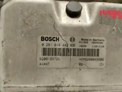Peça sobressalente para automóvel em segunda mão centralina de motor uce por renault scénic i monospace (ja0/1_, fa0_) 1.9 dti (ja1u) referências oem iam 0281010442  
